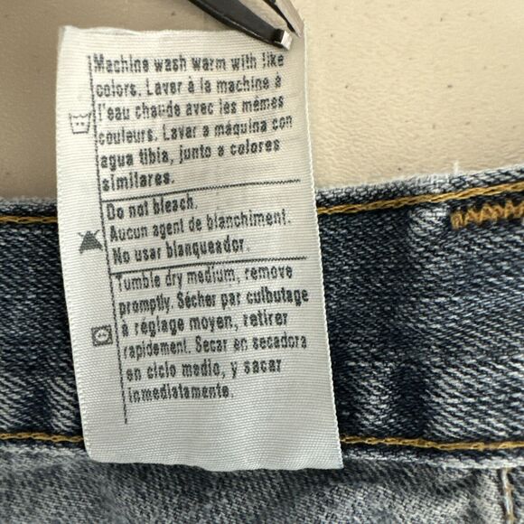 Carhartt Jeans Mens 34x34 Blue Straight Relaxed American‎ Cowboy Workwear Denim - Picture 11 of 12